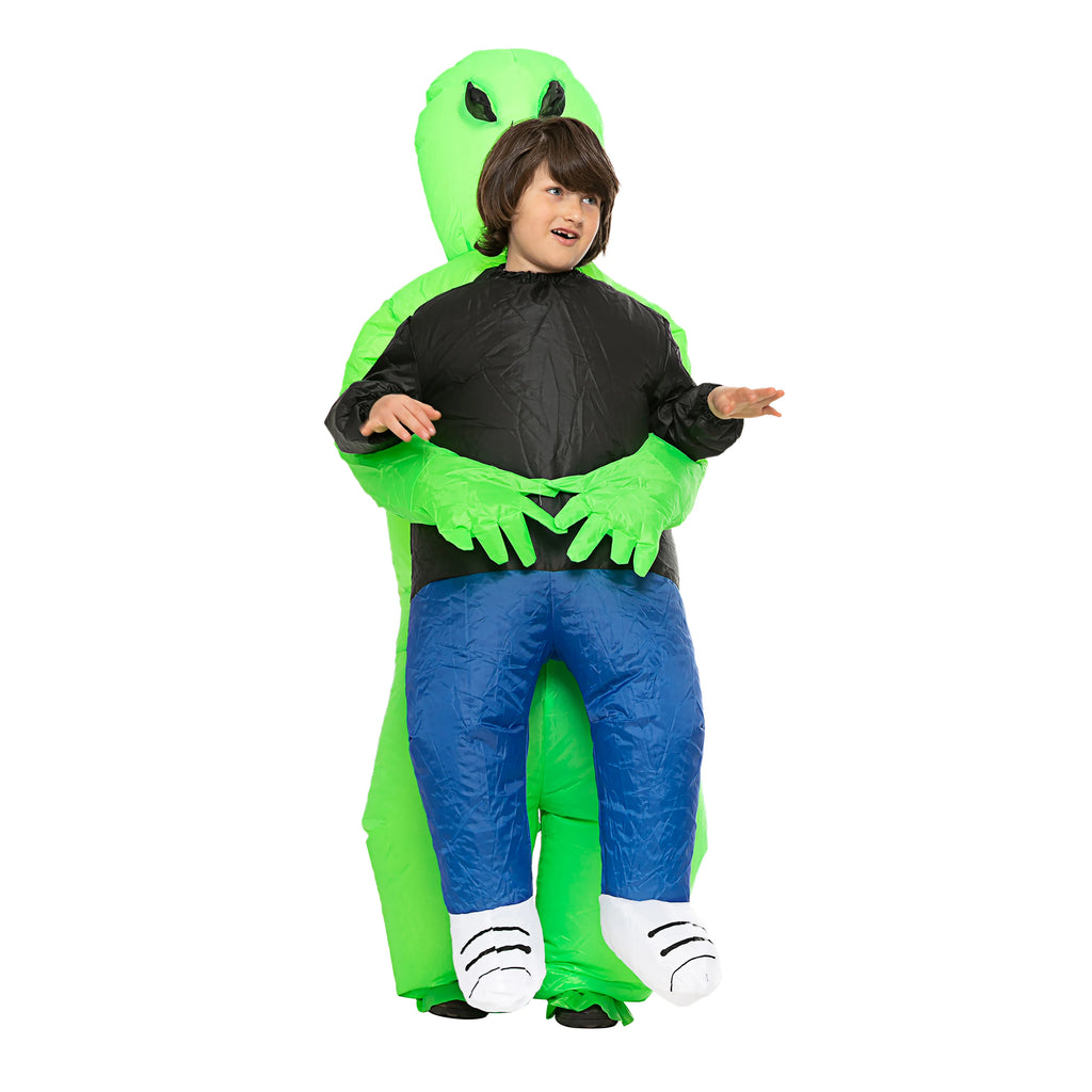 ET-Aliens Inflatable Costume Scary Monster Cosplay For Adult Kids Thanksgiving Christmas Party Festival Stage Children Clothing